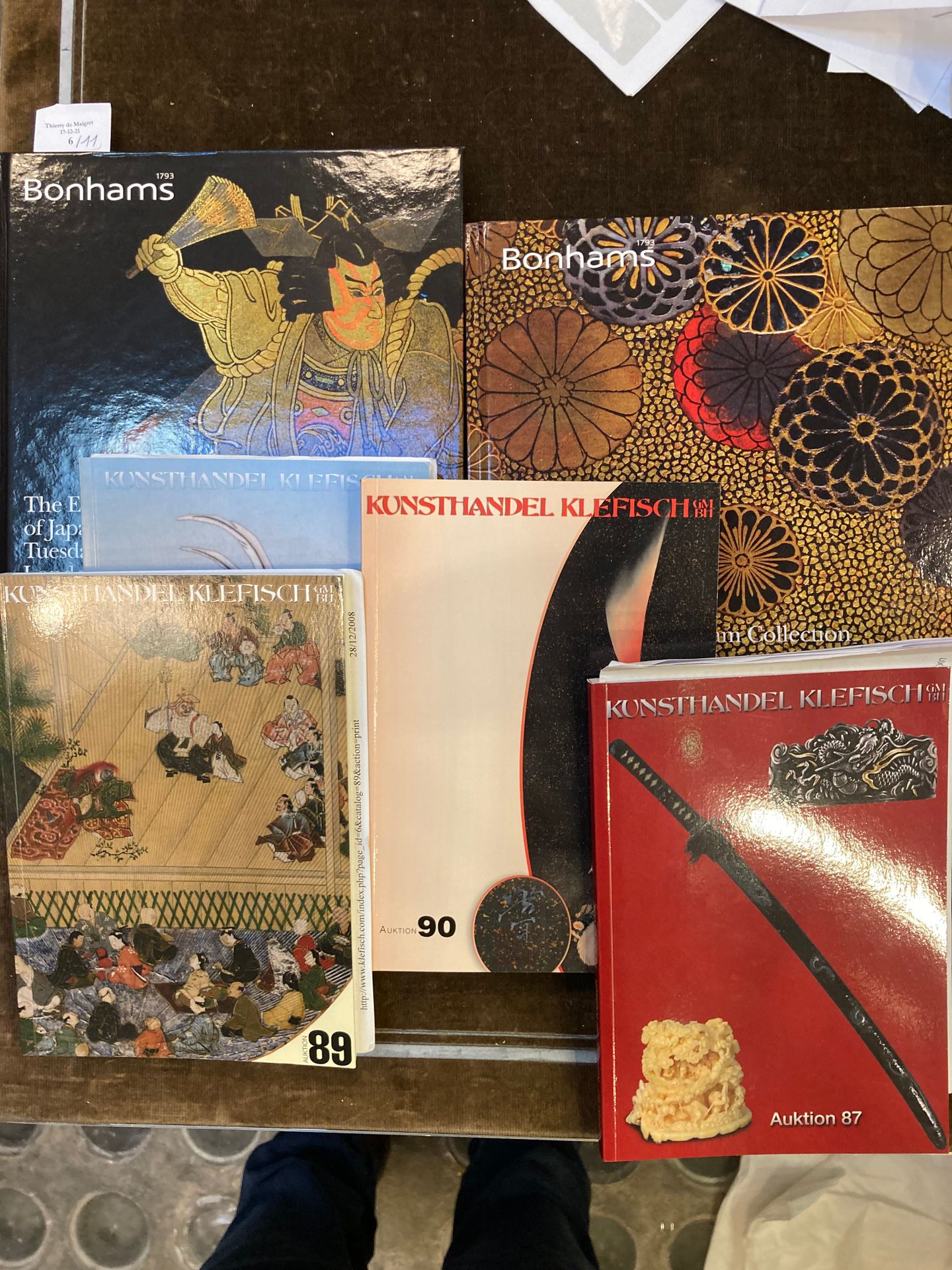 Null Set di cataloghi d'asta:
- BONHAMS The Edward Wrangham Collection of Japane&hellip;