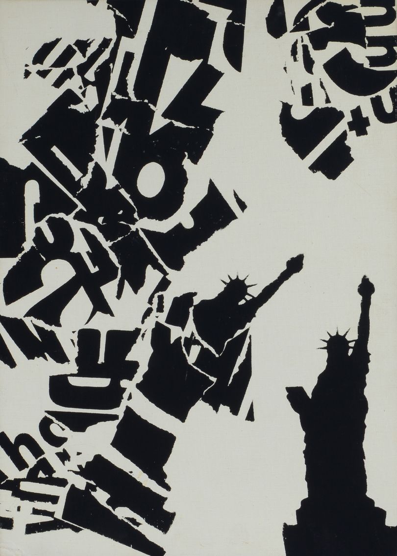 Null Jean-François BORY (born 1938) - Statue of Liberty, 1971. - Serigraph on ca&hellip;