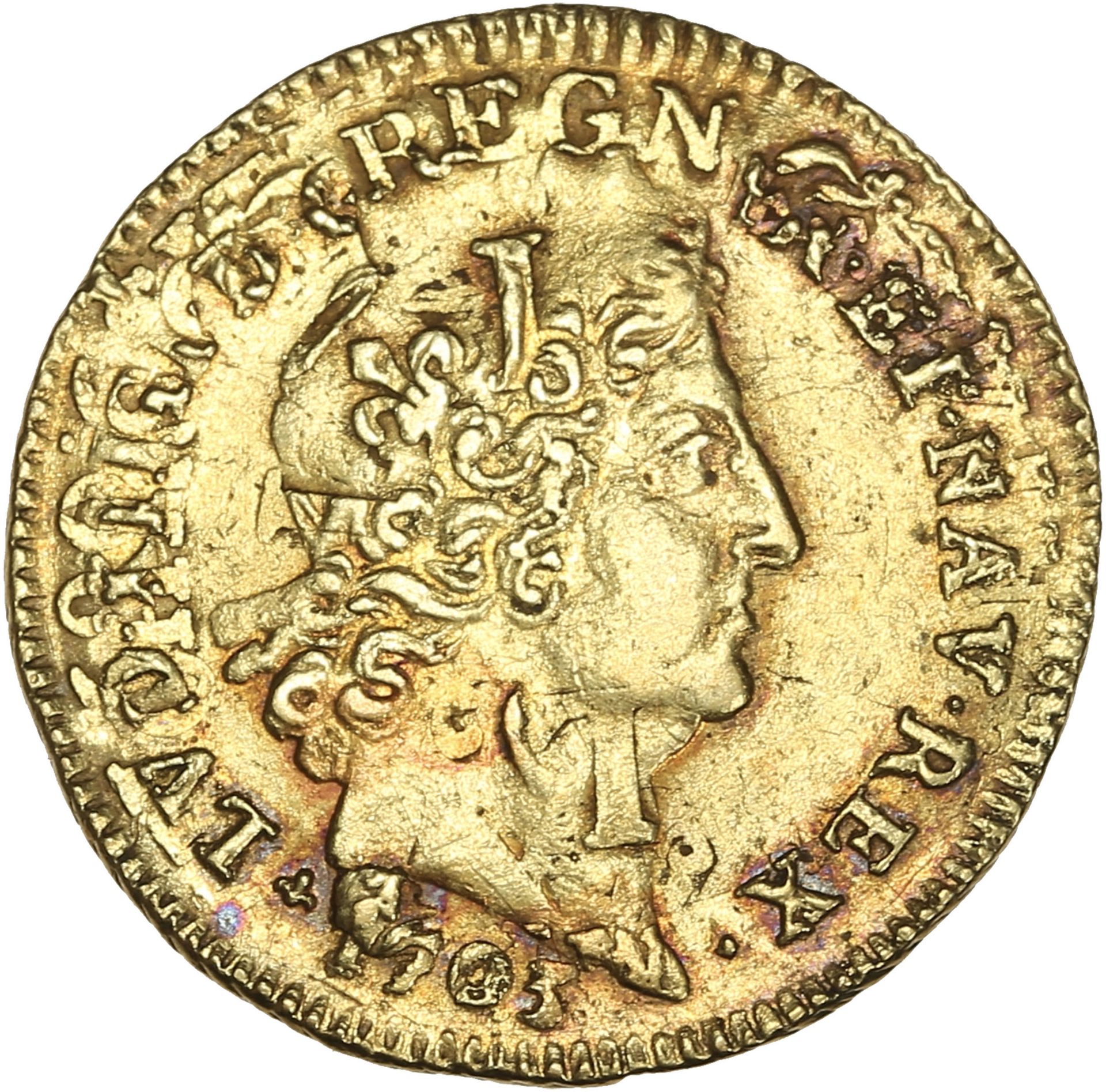 Null LOUIS XIV (1643-1715)
Louis d'or aux huit L et aux insignes. 1703. Burdeos.&hellip;