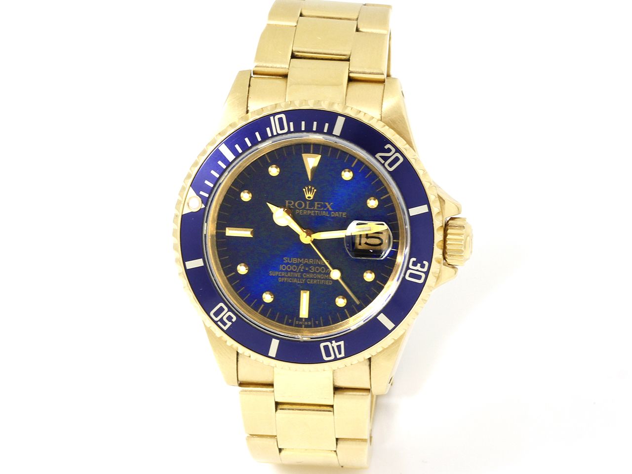 Null ROLEX ''OYSTER PERPETUAL DATE. SUBMARINER'' Men's wristwatch in 750 thousan&hellip;
