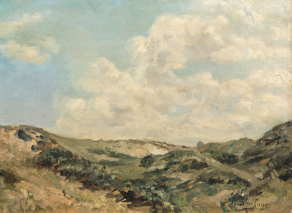 Octave DE CHAMPEAUX DE LA BOULAYE (1827-1903) Paysage nuageux
Huile sur toile, s&hellip;