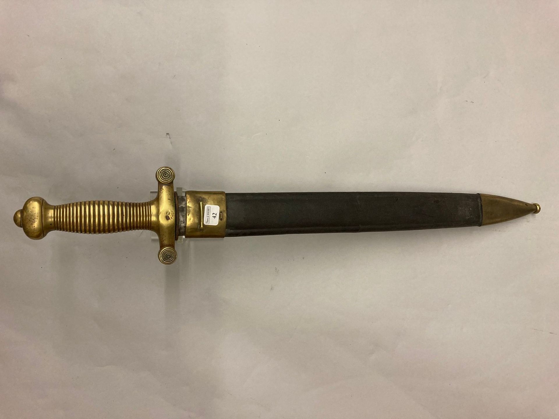 Null Infantry sword model 1831, blade signed "talabot" Complete with its scabbar&hellip;