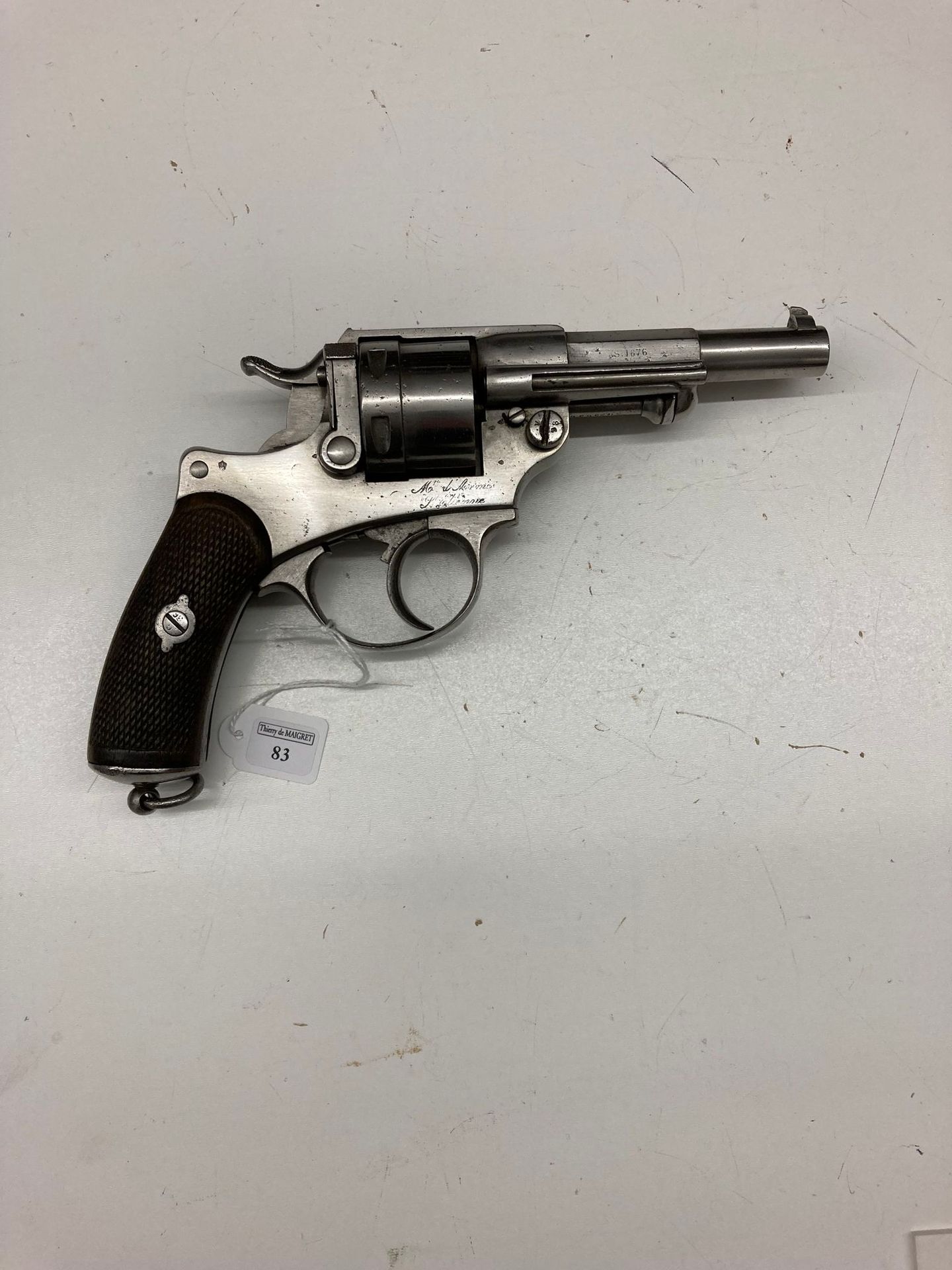 Null Revolver d'ordonnance, modèle 1873, daté : "S. 1876", manufacture de Saint-&hellip;