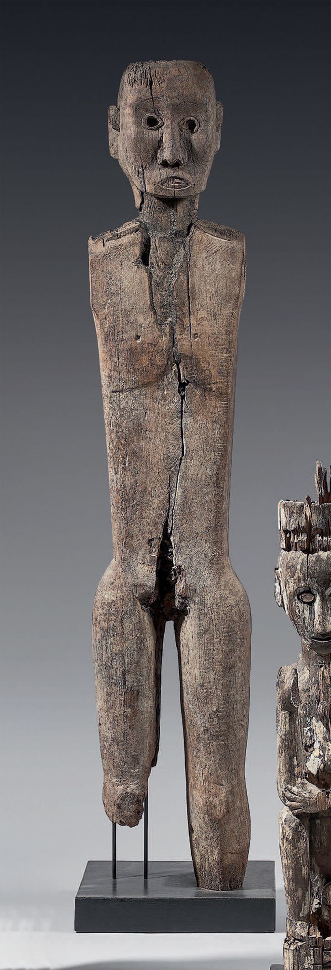 Null Statua Dayak/Bidayuh (Borneo)
Grande figura antropomorfa in piedi a cui son&hellip;