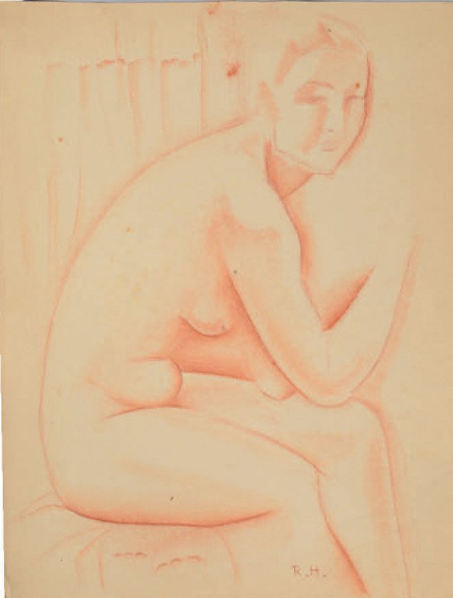 Raymonde HEUDEBERT (1905-1991) Nu, portraits, nature morte
Cinq dessins au crayo&hellip;