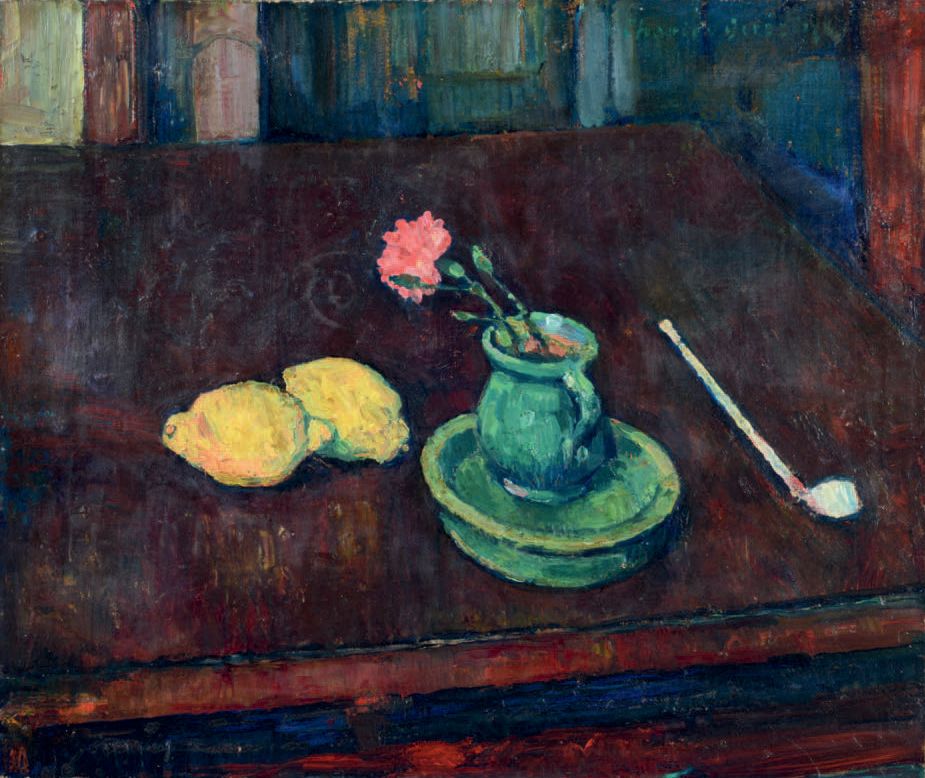 Charles François Prosper GUÉRIN (1875-1939) 静物与两个柠檬和一朵康乃馨，1903年
布面油画，右上方有签名。
46 &hellip;
