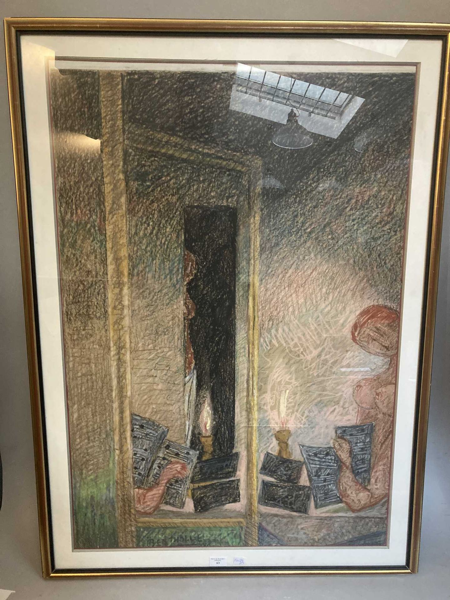 Null BERTHOLLE.

镜子，室内场景

题为《镜子》的粉彩画，有签名和日期为86年？ 

101 x 69.5