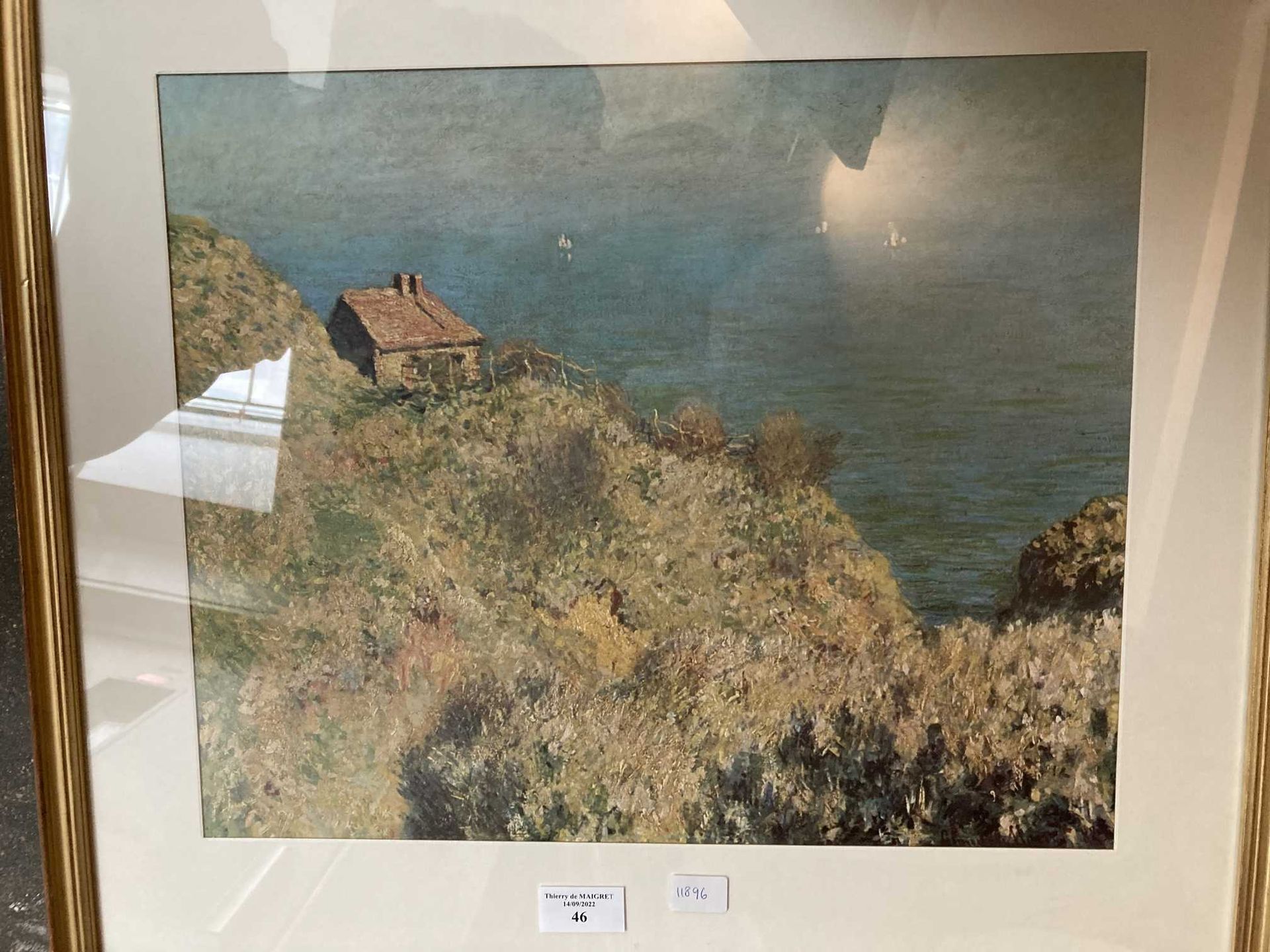 Null Print after Monet 

house by the sea

33 x 39 cm