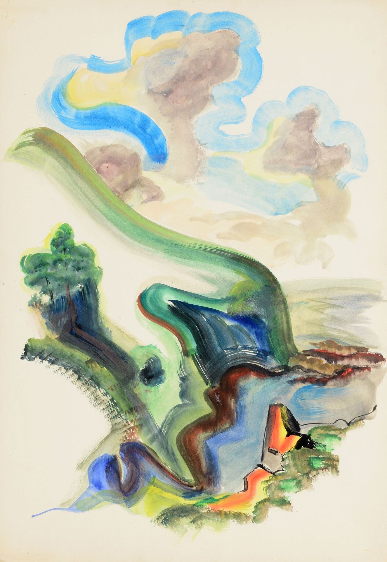 Null Cyan (Zladislaw Cyankiewicz) (1912-1981)

Landscape

Watercolor

Unsigned

&hellip;