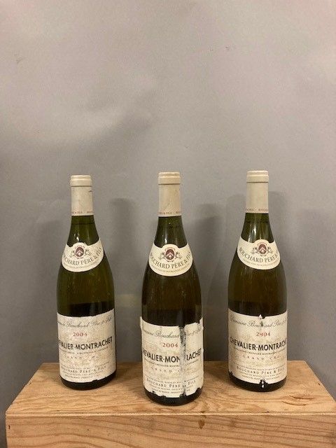 Null 3 bouteilles CHEVALIER-MONTRACHET Bouchard P&F 2004 (et, ela)