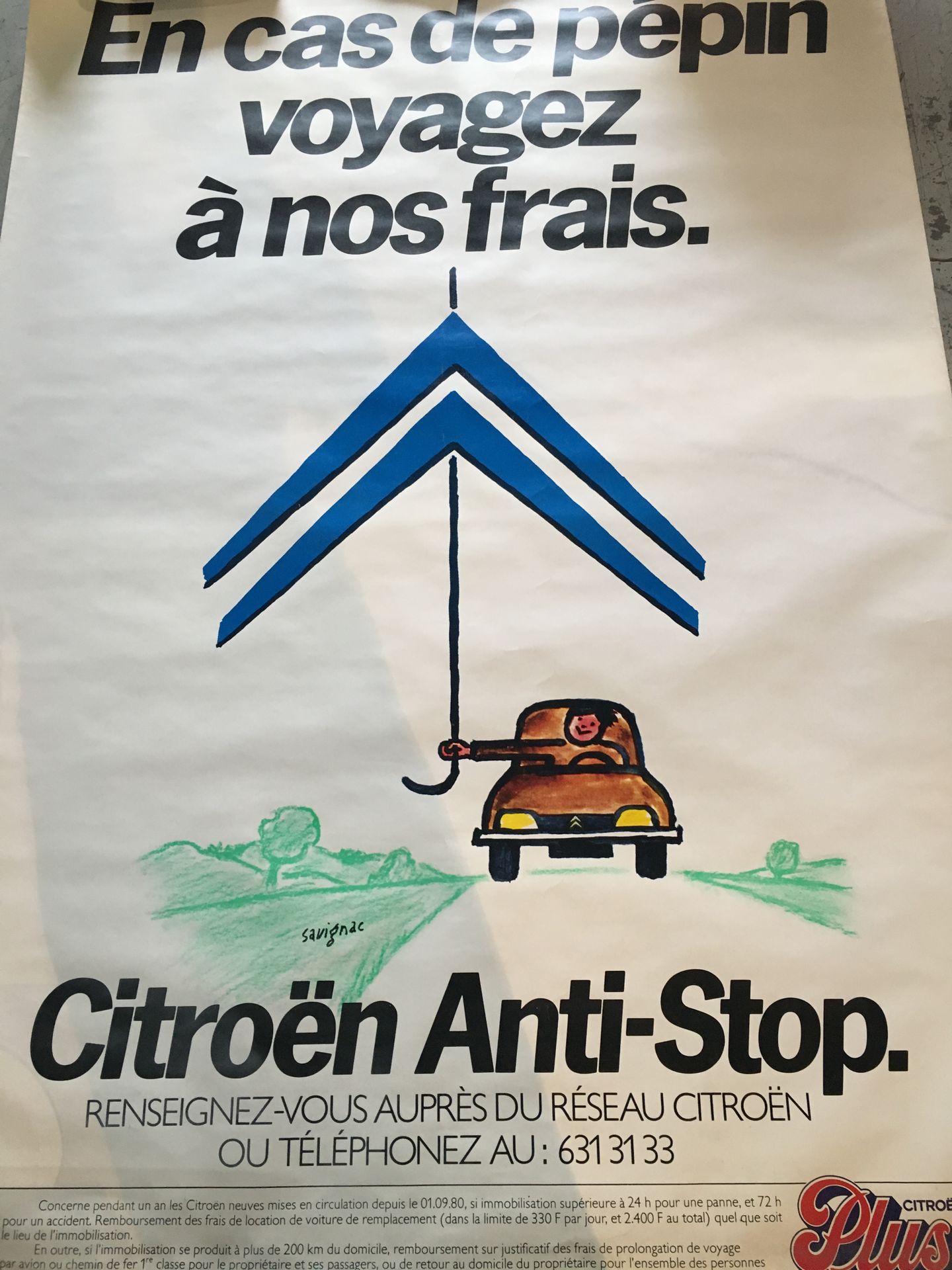 Null D'après Raymond SAVIGNAC 

Citroën en avant le confort ; Citroën anti-stop &hellip;