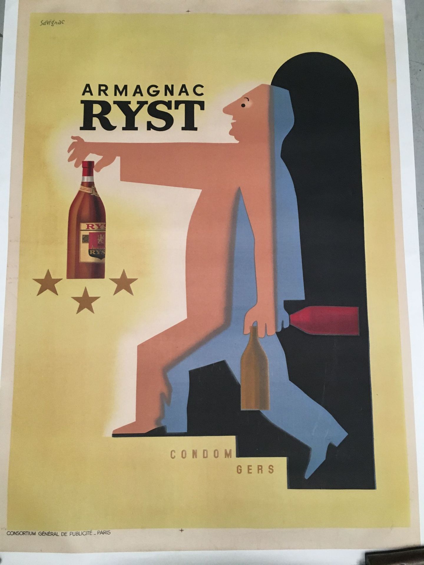 Null D'après Raymond SAVIGNAC

 Armagnac Ryst 

1 affiche en couleurs, Edition C&hellip;