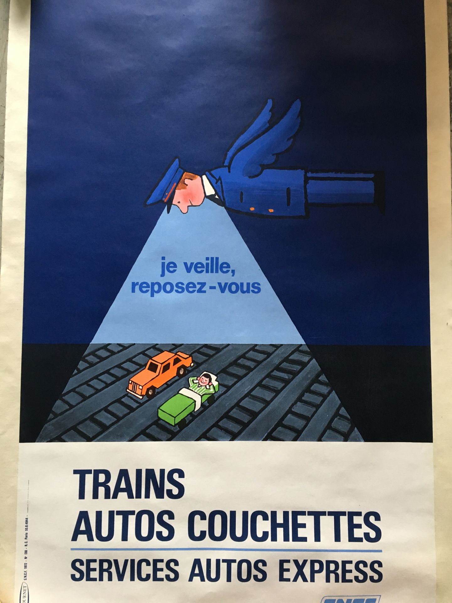 Null D'après Raymond SAVIGNAC 

SNCF Je veille, reposez-vous ; SNCF Train autos &hellip;