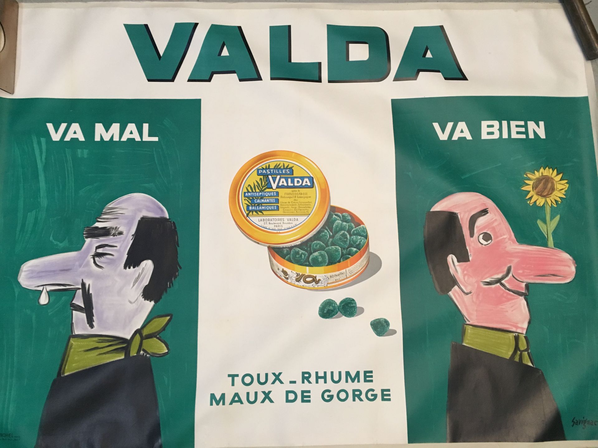 Null D'après Raymond SAVIGNAC 

Valda affiche en couleurs, édition Franohel (lég&hellip;