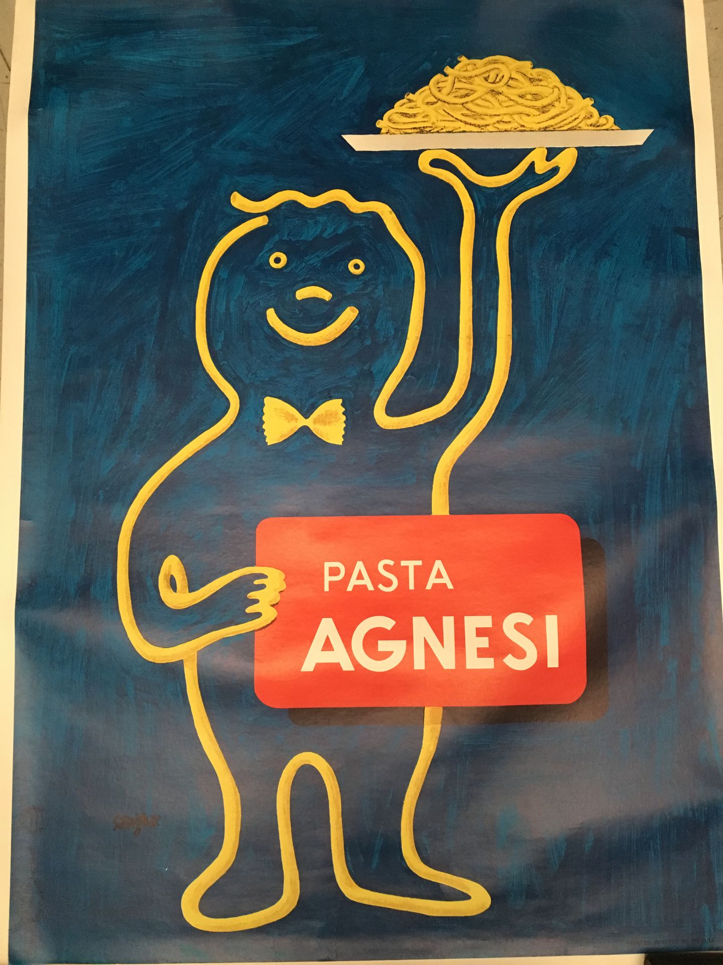 Null D'après Raymond SAVIGNAC

 Pasta Agnesi affiche en couleurs, édition de La &hellip;