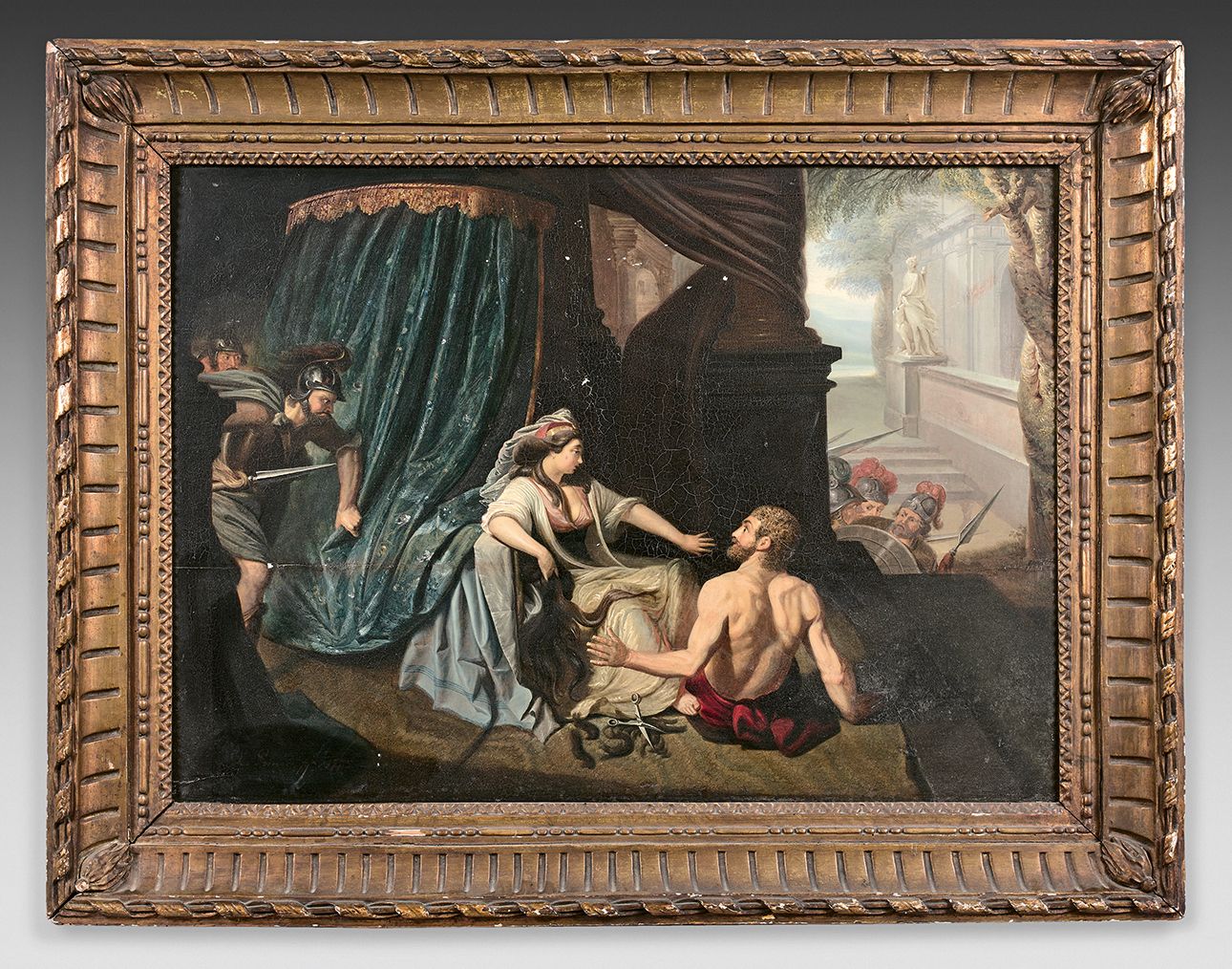 Le PRINCE (actif à la fin du XVIIIe siècle) Samson und Dalila
Tafel, drei Brette&hellip;