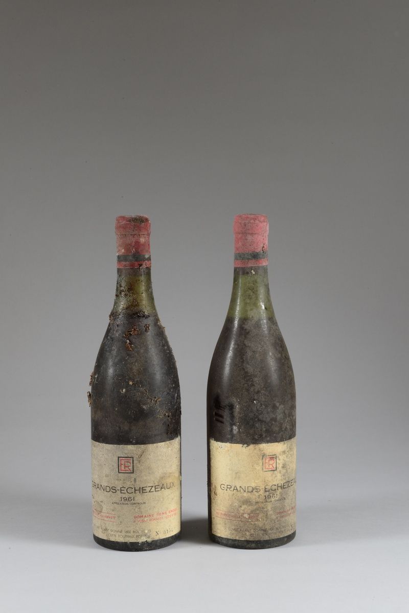 Null 2 bottles GRANDS-ÉCHEZEAUX, René Engel 1961 (es, elt, LB)