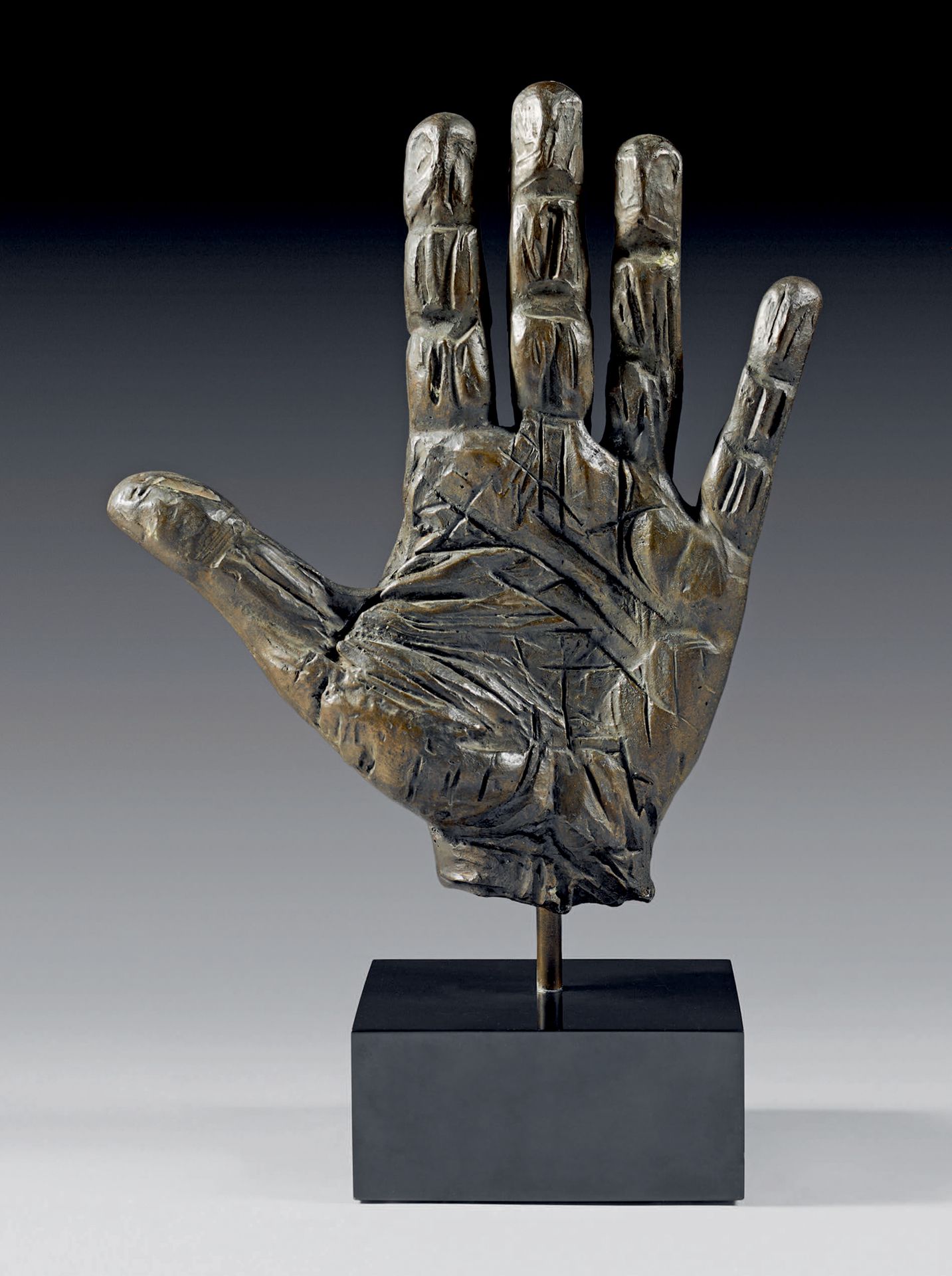 Raymond MASON (1922-2010) Hand of the artist, 1960
Patinated bronze proof signed&hellip;