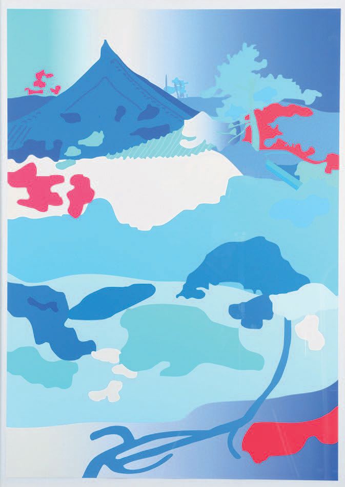 Tom BALDWIN (XXe siècle) Giardino giapponese, blu, giallo 1996
Due stampe a gett&hellip;