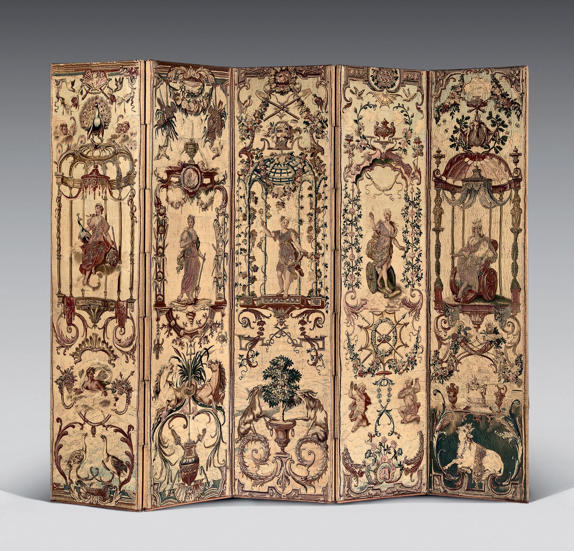 Null Rare tapestries illustrating the Goddesses of the grotesque Months hanging &hellip;