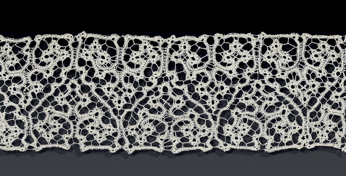 Null Bobbin lace border of the Occhiolini type,
Italy (Milan) or Flanders, 17th &hellip;