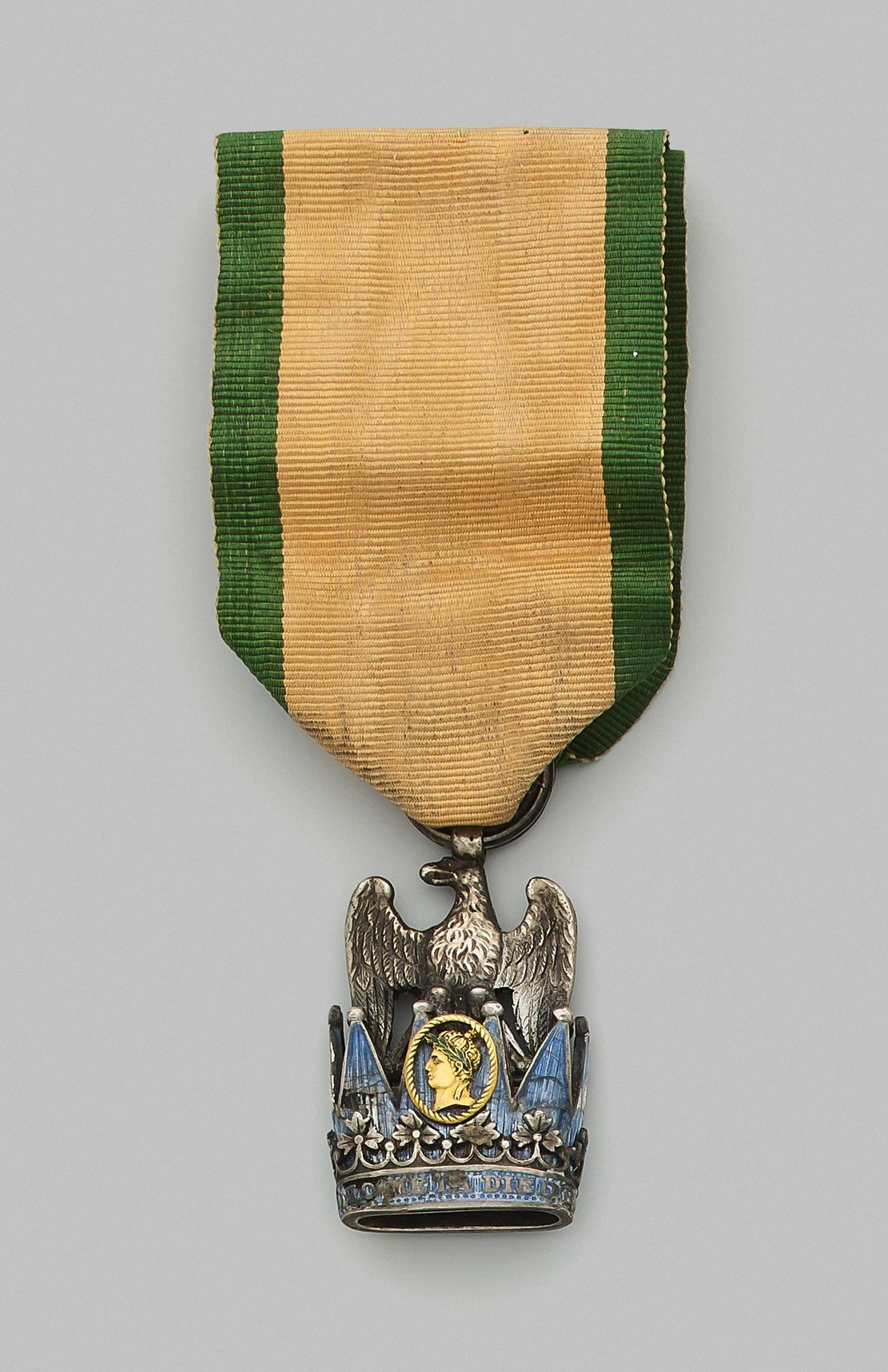 Null Croce di cavaliere dell'ordine della Corona Ferrea, in argento smaltato, mo&hellip;