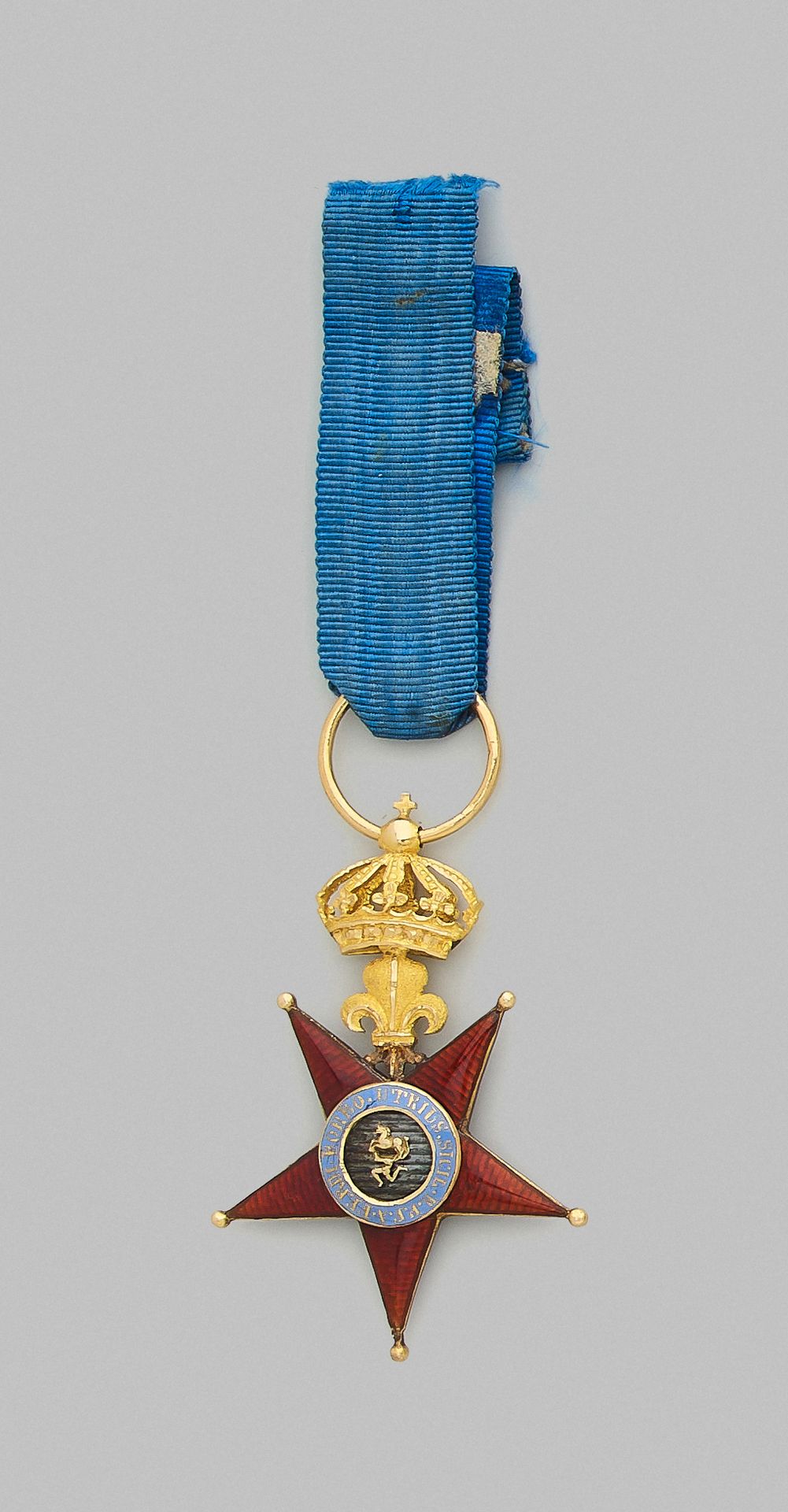 Null Rare croix de chevalier de l'ordre royal des Deux-Siciles de l'époque de Fe&hellip;