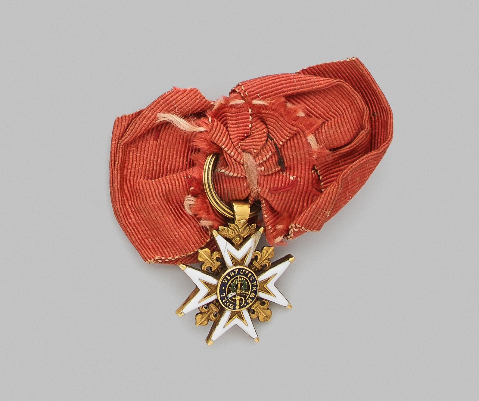 Null Croix de chevalier de l'ordre de Saint-Louis, reduction, gold, enameled, fl&hellip;