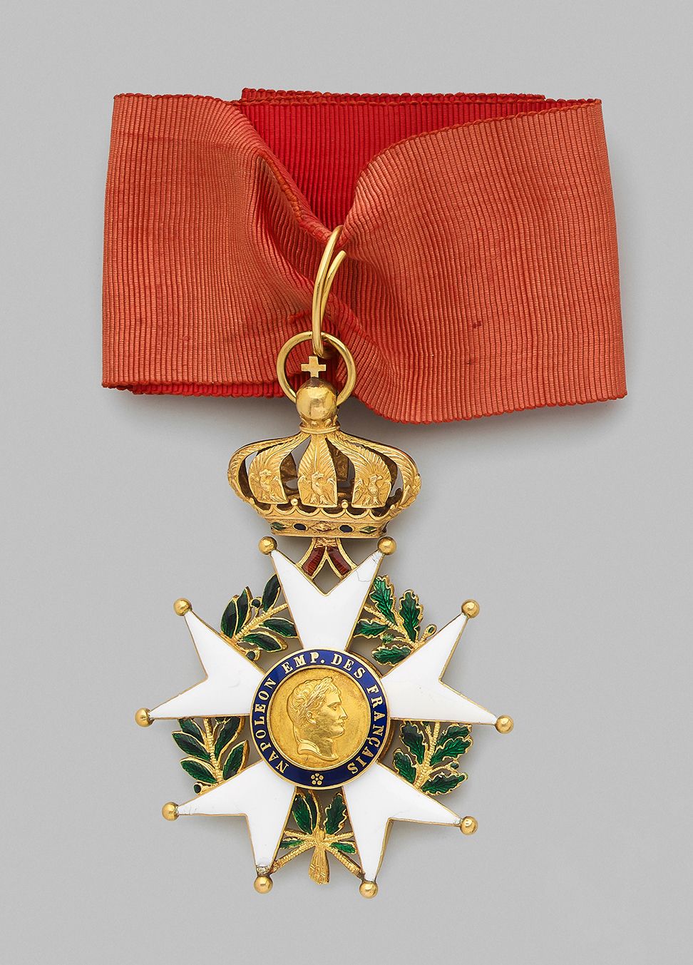 Null Croix de commandeur de l'ordre de la Légion d'honneur en or, émaillée, cent&hellip;