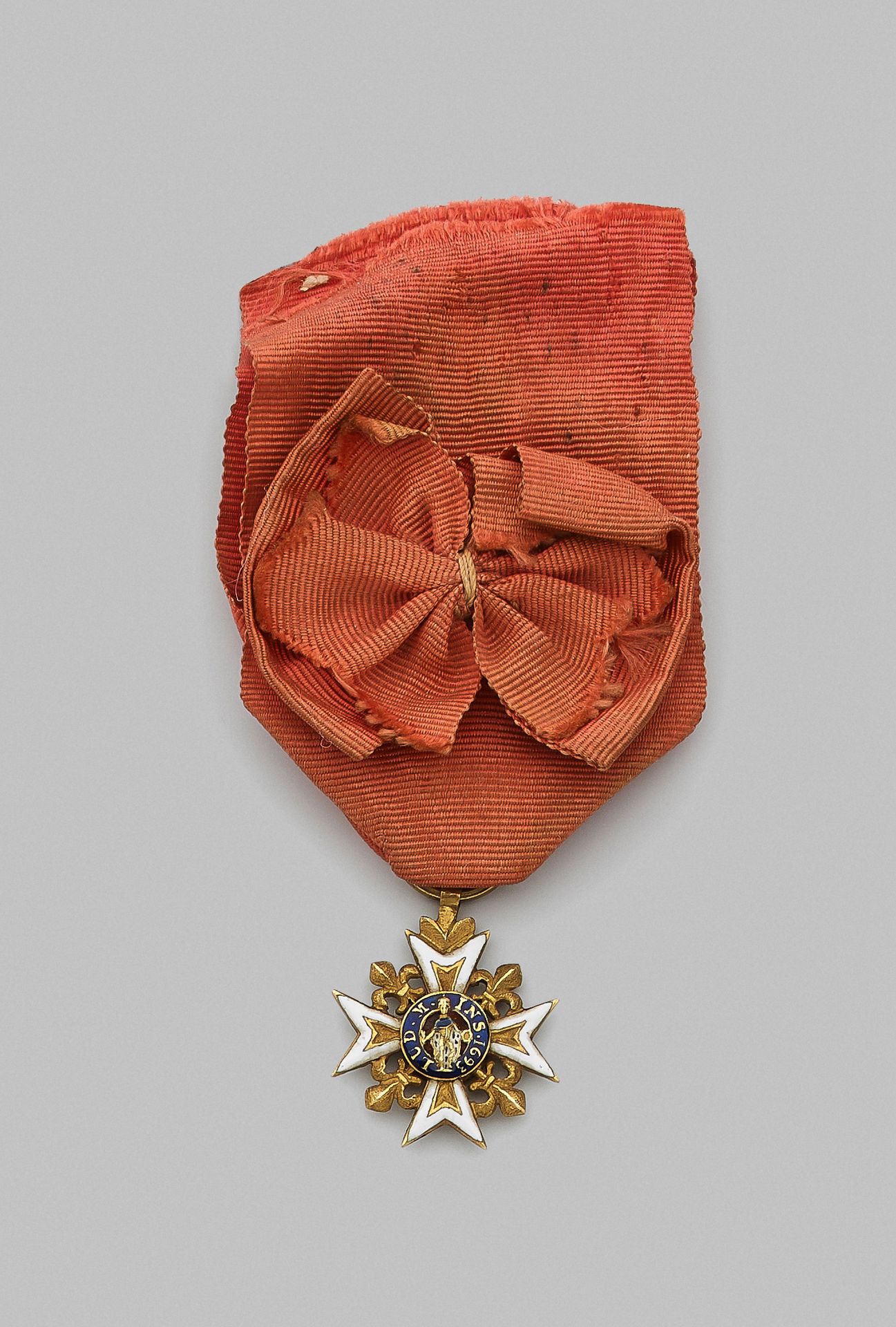 Null Croix de chevalier de l'ordre de Saint-Louis, réduction en or, émaillée, av&hellip;
