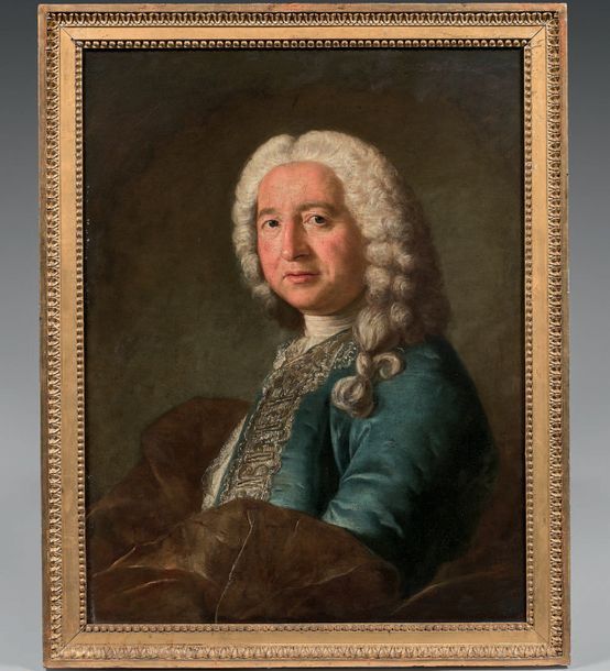 Attribué à Joseph AVED (Douai 1702 - Paris 1766) 
Portrait d'homme à la perruque&hellip;