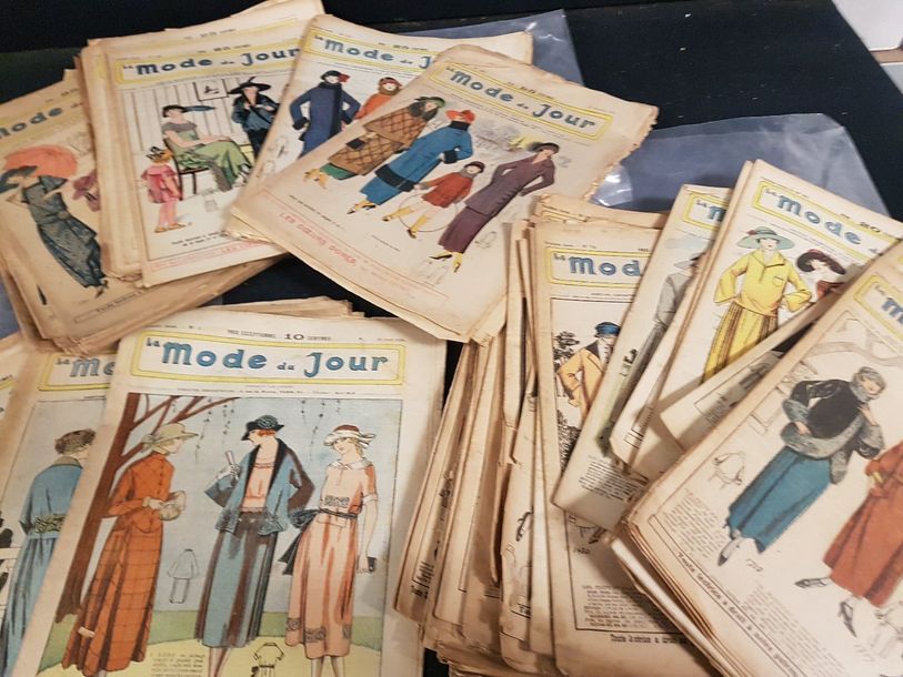 Null LA MODE DU JOUR - 1921 à 1924.
Collection de 122 parutions des 4 premières &hellip;
