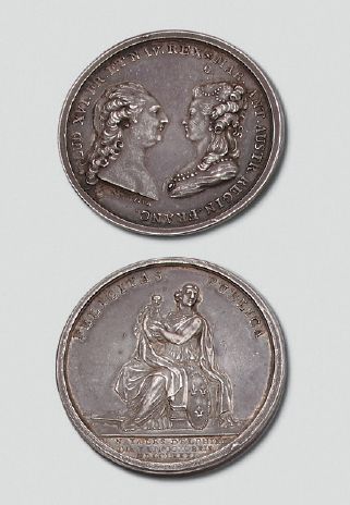 Null Médaille en argent: Naissance du Dauphin Louis Joseph, le 22 octobre 1781, &hellip;
