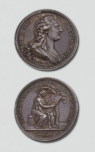 Null Médaille en argent: Naissance de Louis Charles, le 27 mars 1785, (Louis XVI&hellip;