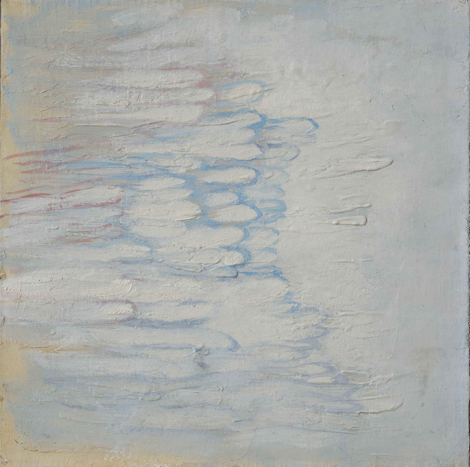Null Kristine TISSIER (1928 - 2010) Sans titre Huile sur toile. 25 x 25 cm