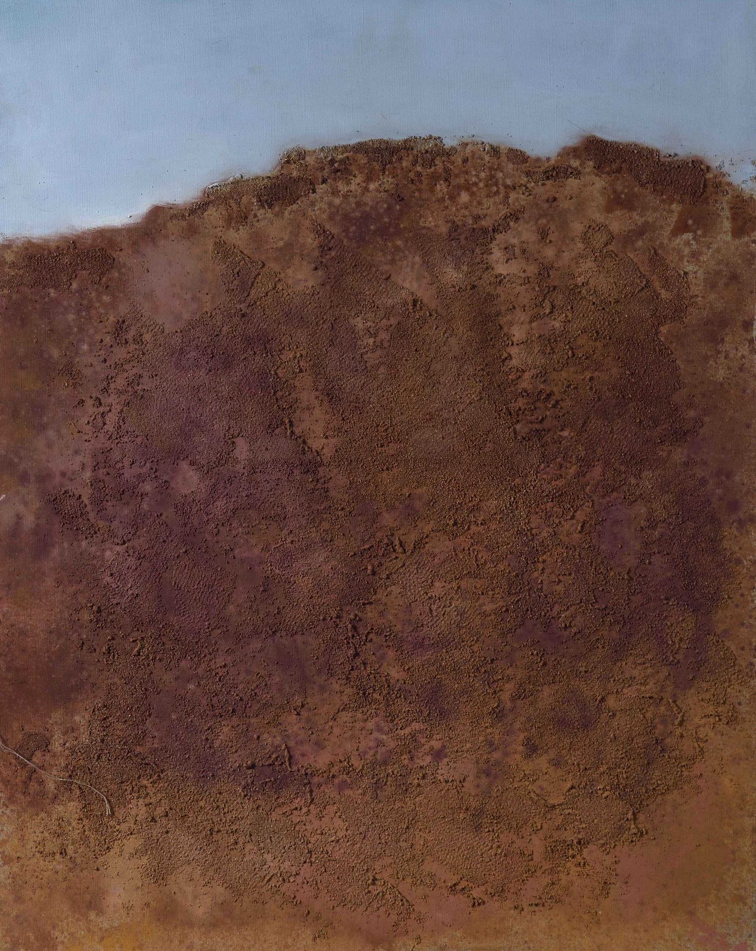 Null Kristine TISSIER (1928 - 2010) Sans titre Huile sur toile. 92 x 73 cm (25P)