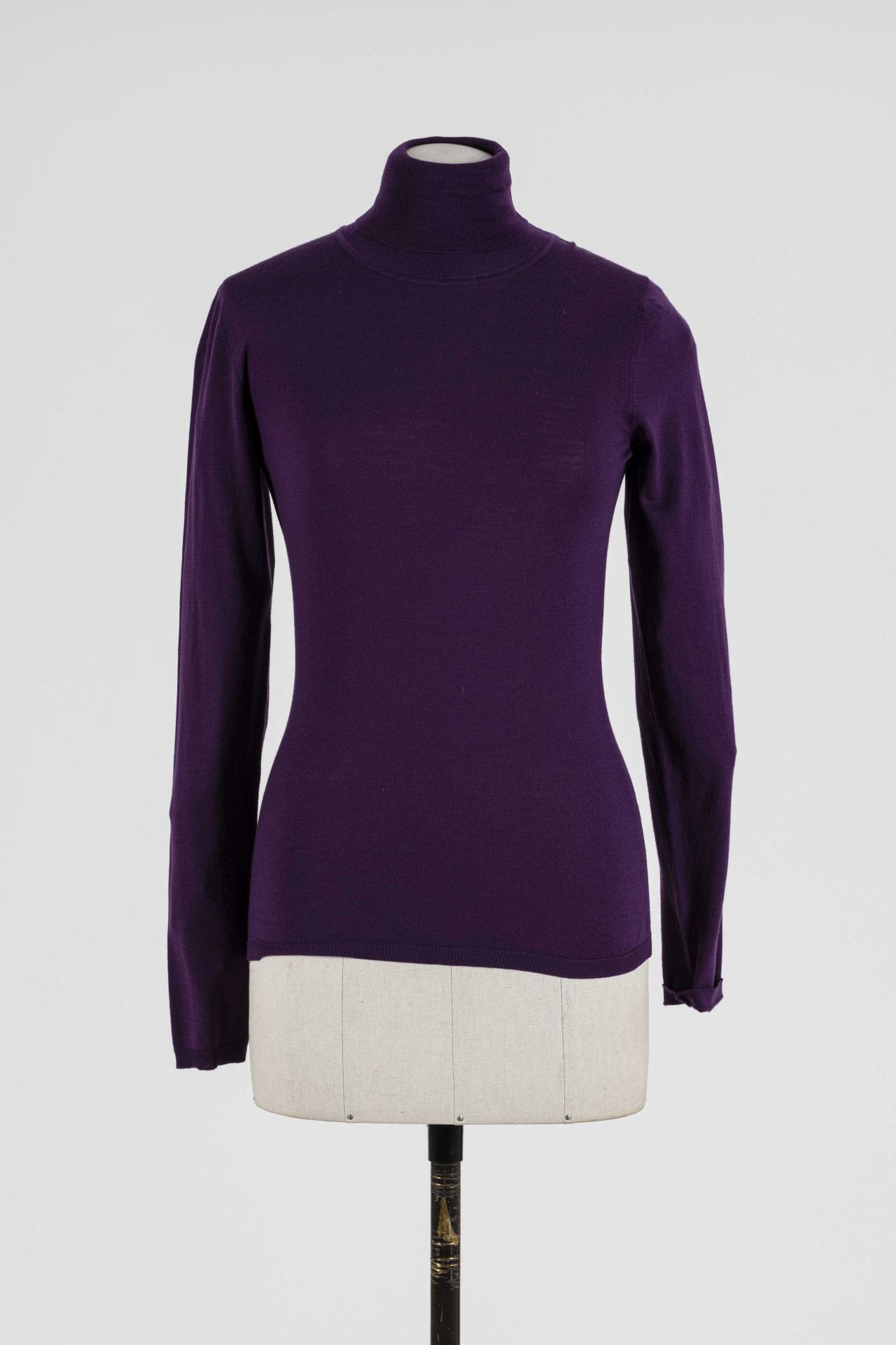 Null EMILIO PUCCI: turtleneck sweater in cyclamen wool with large neckline in th&hellip;