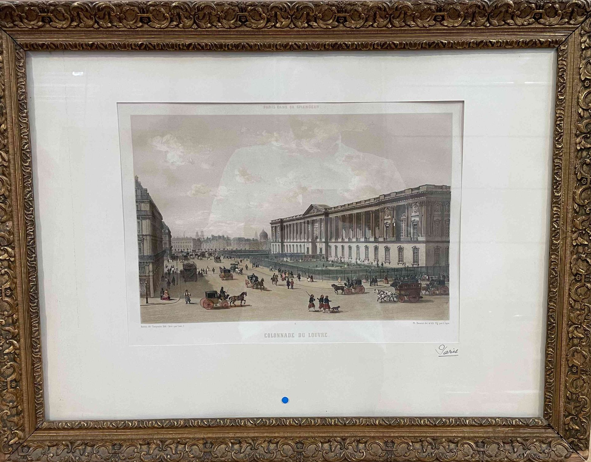 Null Colonnade du Louvre 

Lithographie en couleurs

28 x 39 cm à vue.