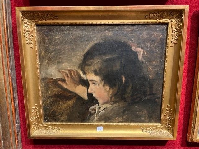 Null Ecole du XIXe siècle
Portrait d’enfant
Huile sur panneau
35 x 42 cm