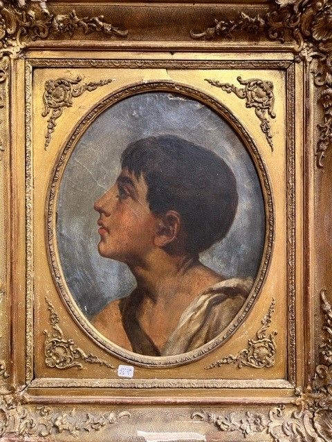 Null Ecole du XIXe siècle
Portrait de jeune homme
Toile contrecollée sur panneau&hellip;