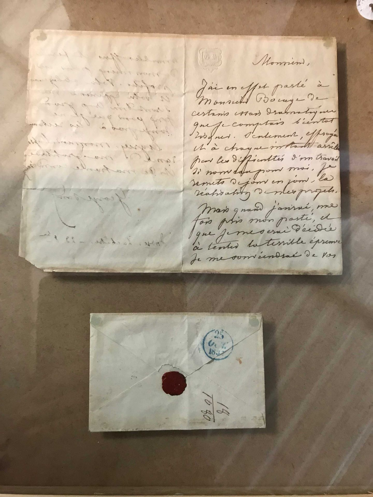 Null Autographer Brief von George Sand
