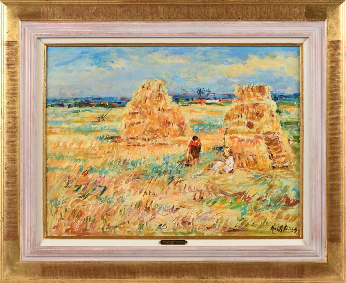 Null Max AGOSTINI (1914-1997) The millstones Oil on canvas. Signed lower right. &hellip;