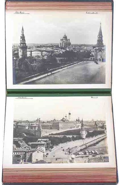 Null Reise nach Russland/1914 [Voyage en Russie en 1914].
Album de photos. Reliu&hellip;