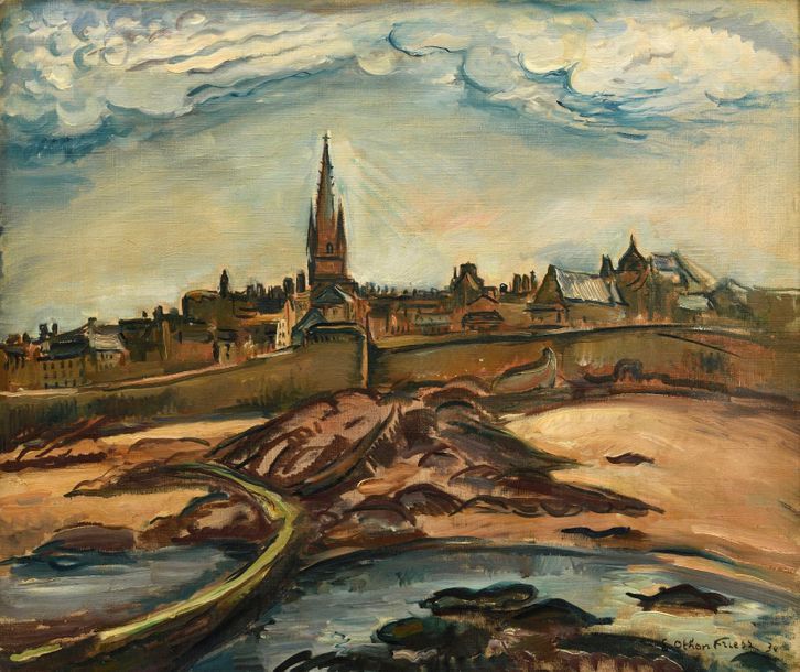 Null 
Émile Othon Friesz (1879–1949) Les remparts de Saint-Malo vue du grand Bée&hellip;