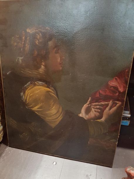 Null D’après CARAVAGE
Femme au chignon
Huile sur toile.
68 x 87 cm.
Réf : Musée &hellip;