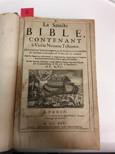 Null 2. La Saincte Bible, contenant le Vieil & Nouveau Testament. En Latin selon&hellip;