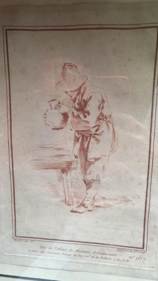Null Gravure en sanguine d'après BOUCHER

"Homme à la cruche"

24 x 16.5 cm.