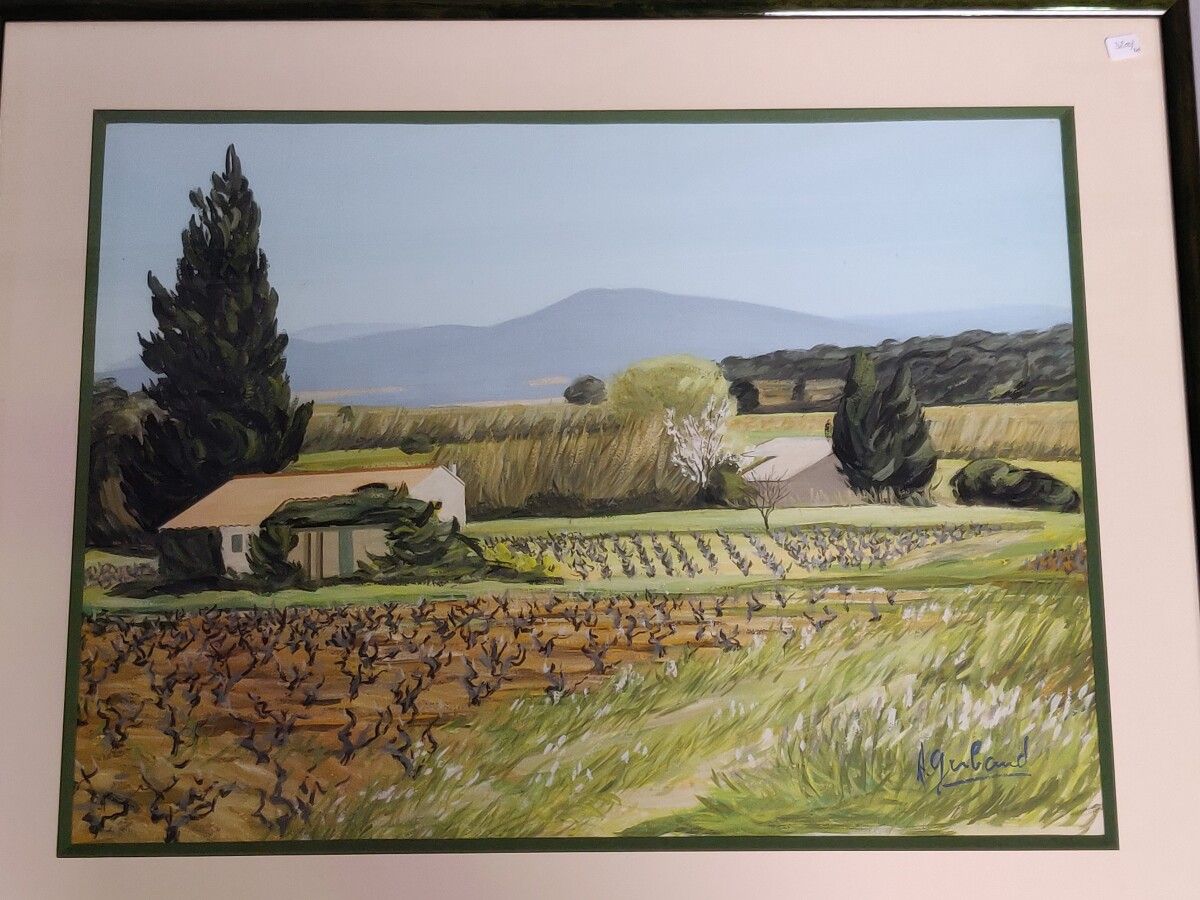 Null Abel GERBAUD (1888-1954)

"Landschaft der Provence".

Gouache auf Papier si&hellip;