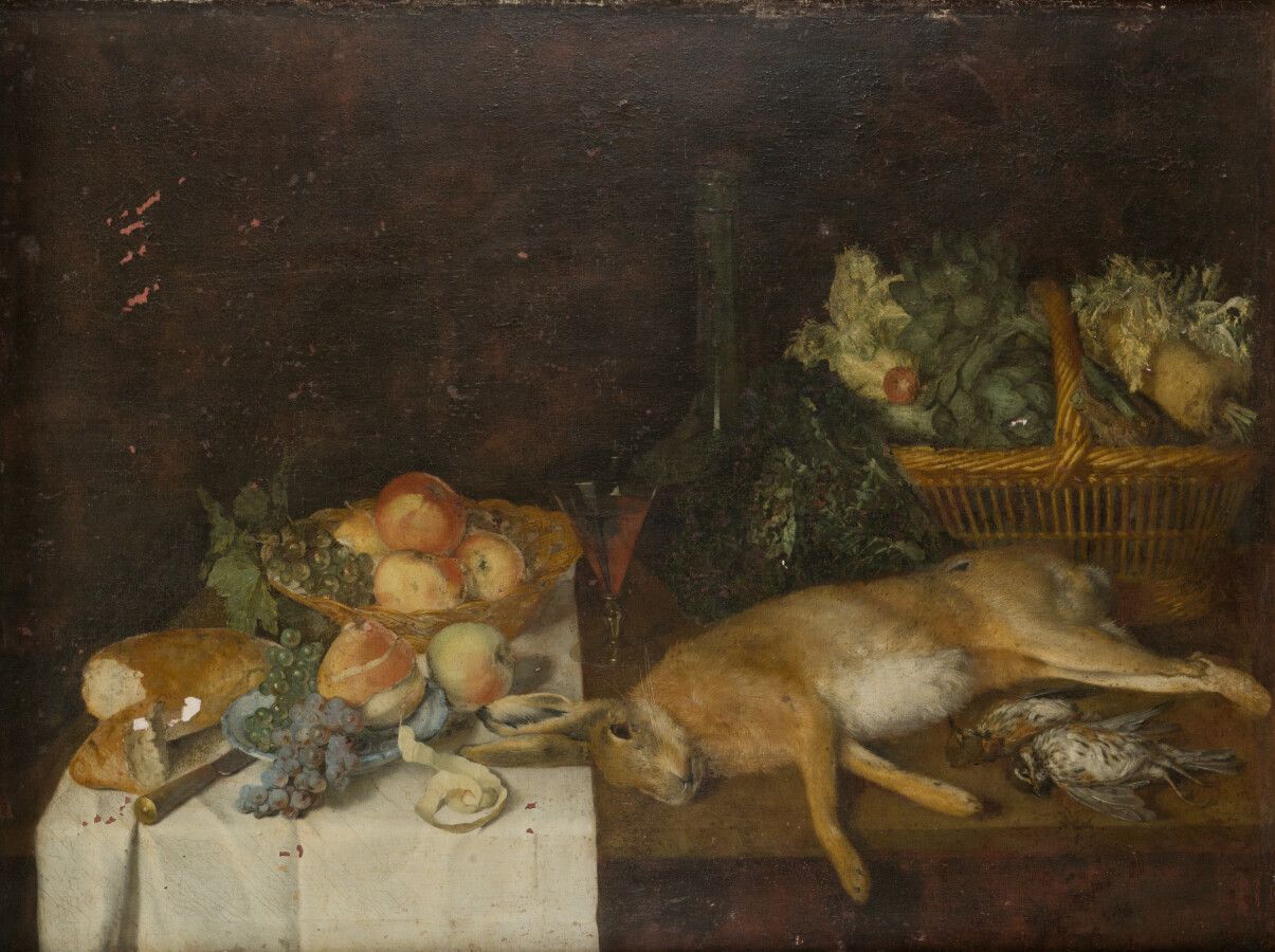 Null 31.19世纪的法国学校

狩猎的回归

 布面油画。

(损坏和丢失的部件）。)

85 x 114厘米

出处：Jacques Dupont收藏，&hellip;