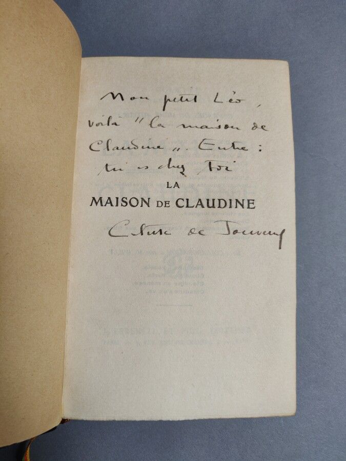 Null 62. COLETTE

Das Haus von Claudine. J. Ferenczi, 1922.

Halb Marokko mit Ec&hellip;